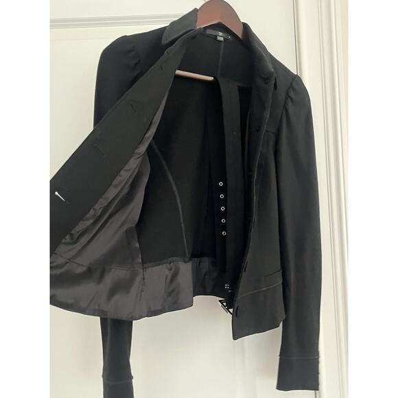 Teenflo women’s blazer with belt size 4 black Canada Academia - Picture 4 of 12